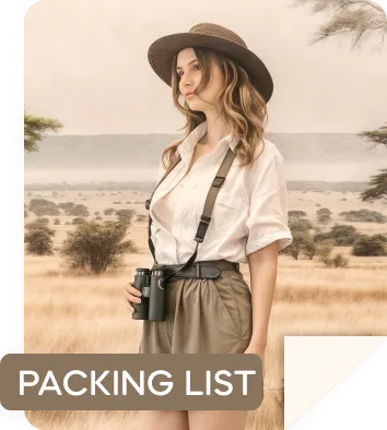 Unsere Safari-Packliste im PDF-Format