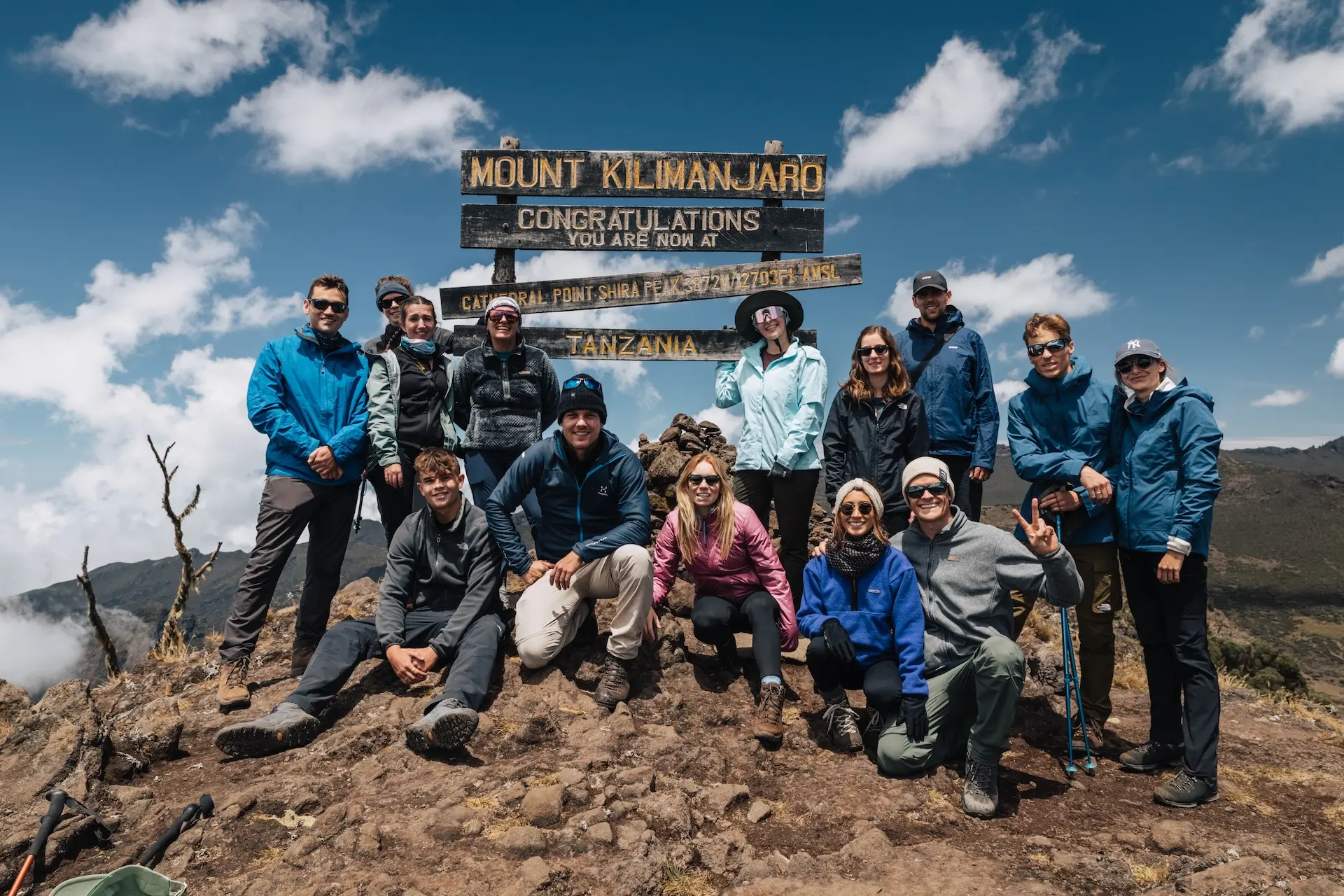 Jonny Melon, ein bekannter Reise-Influencer, nahm 2023 an unserer Gruppenwanderung teil