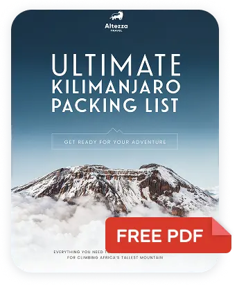 Ihre Kilimandscharo-Packliste als PDF